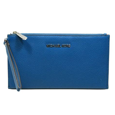 Michael Kors Bedford Large Zip Leather Clutch Wristlet 